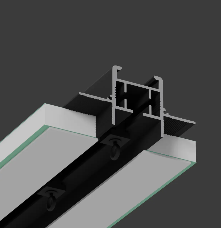 Карниз скрытого монтажа Solo Черный (30318942)