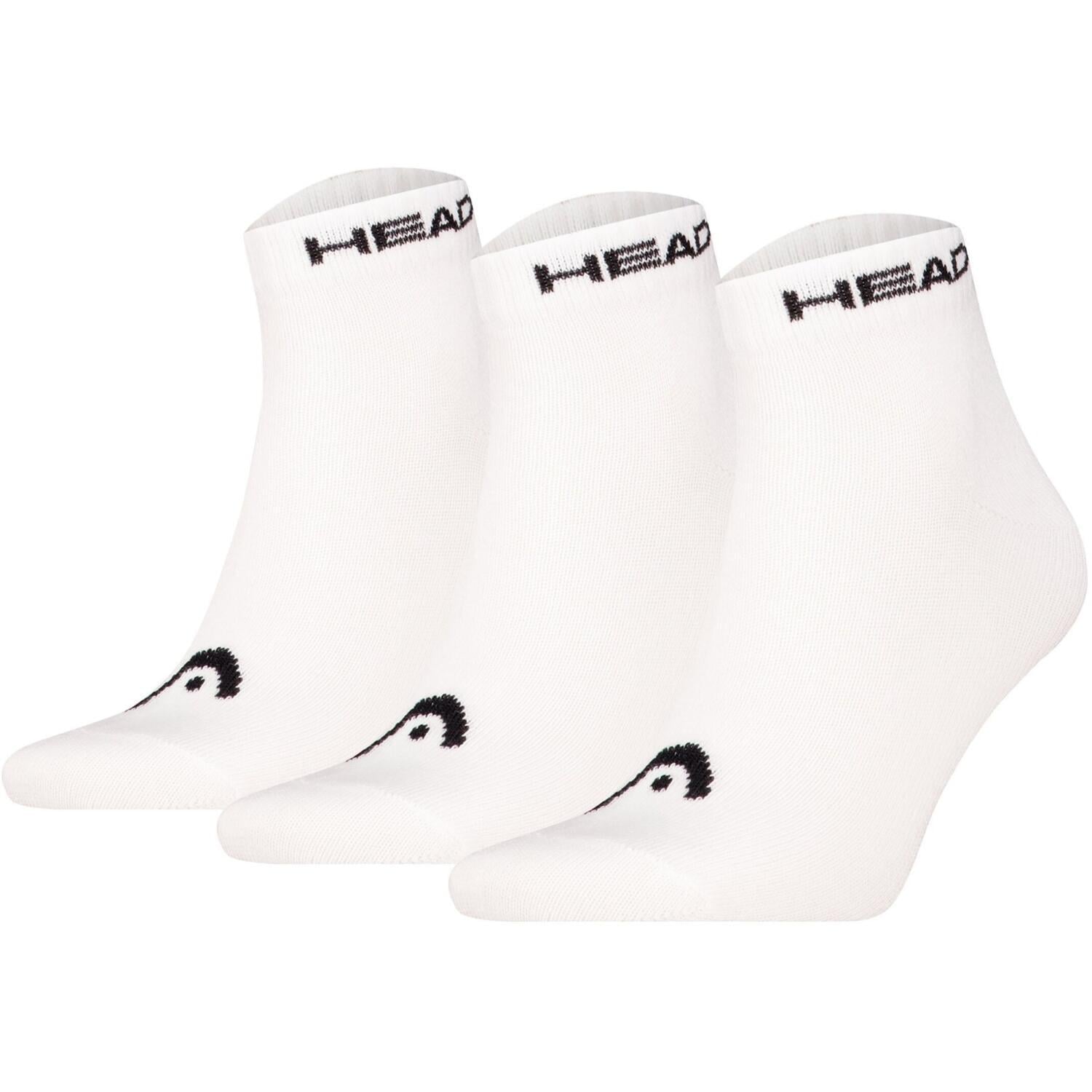 Носки Head ELEMENTS ALL SPORTS QUARTER 3P 701229010-002 3 пары р. 39-42 Белый (56978-115)