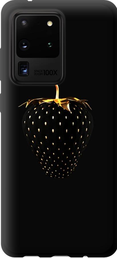 Чехол на Samsung Galaxy S20 Ultra Черная клубника (3585b-1831-42517)