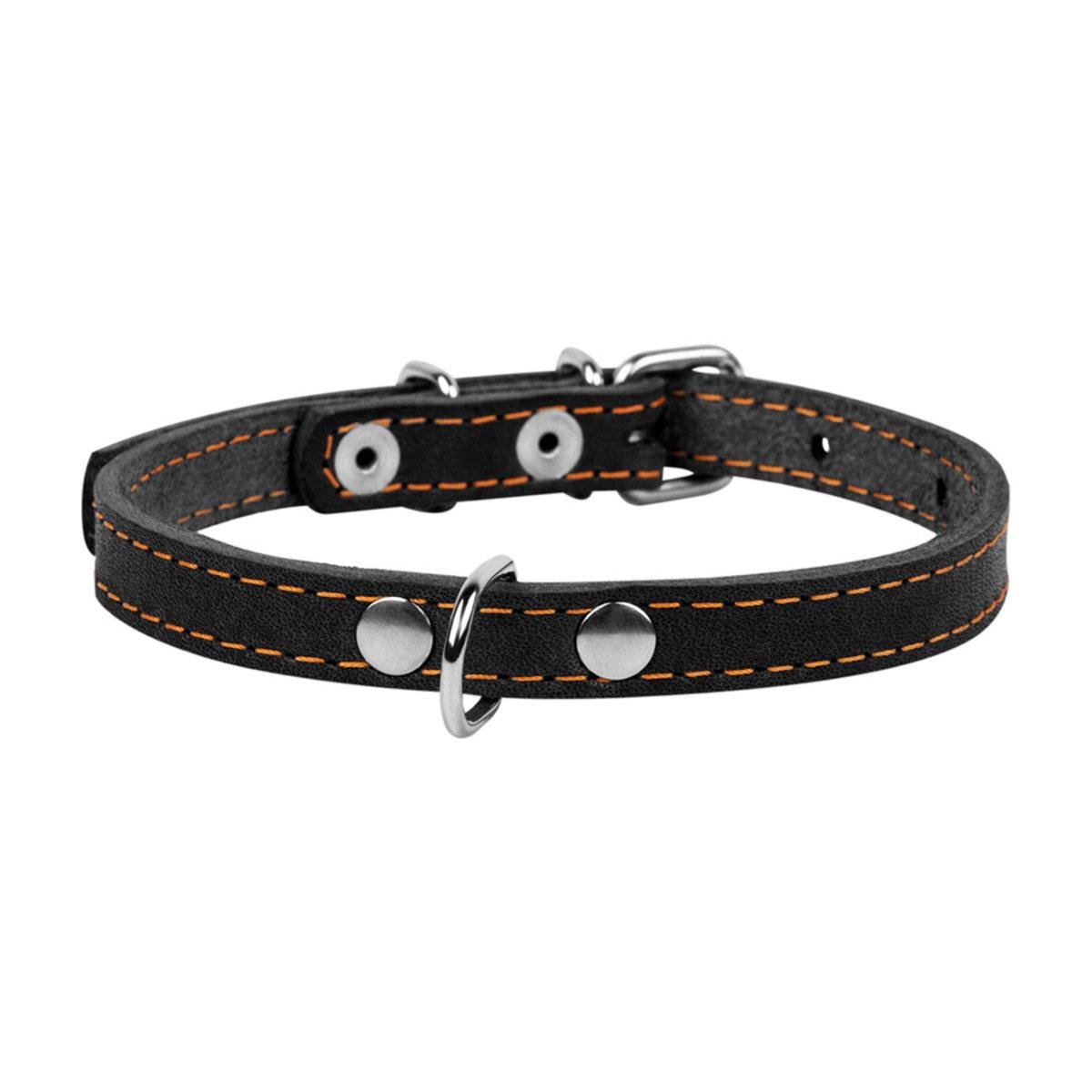 Ошейник Collar одинарный 14 мм 27-35 см Черный