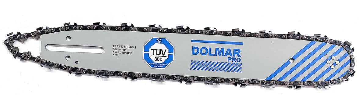 Комплект Procraft PKA-40LI Procrocraft PCA-40/2 для аккумуляторной пилы шина цепь 35 см 52 звена 3/8 шаг 1x3 мм (2764545846)