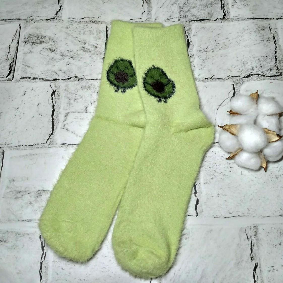 Термоноски женские Авокадо норка/кашемир р. 36-41 Салатовый (B02056-2)