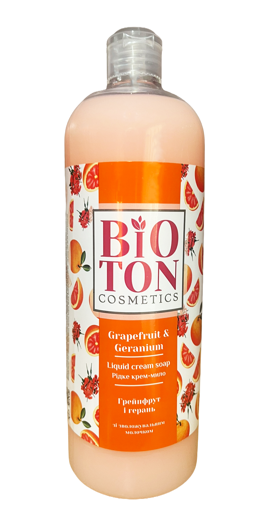 Крем-мыло жидкое Bioton Грейпфрут и Герань 1000 мл (85428)
