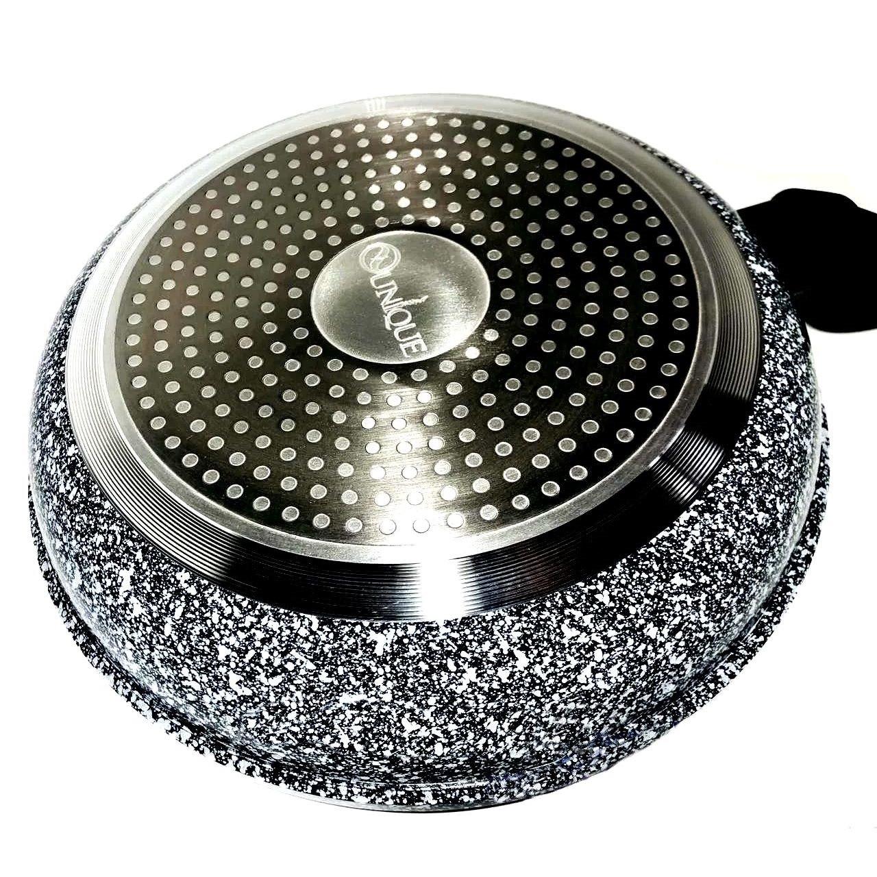 Сковорода антипригарна без кришки Unique UN-5104-24 24 см (203294) - фото 5