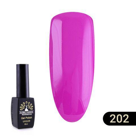 Гель-лак Global Fashion Black elite 202