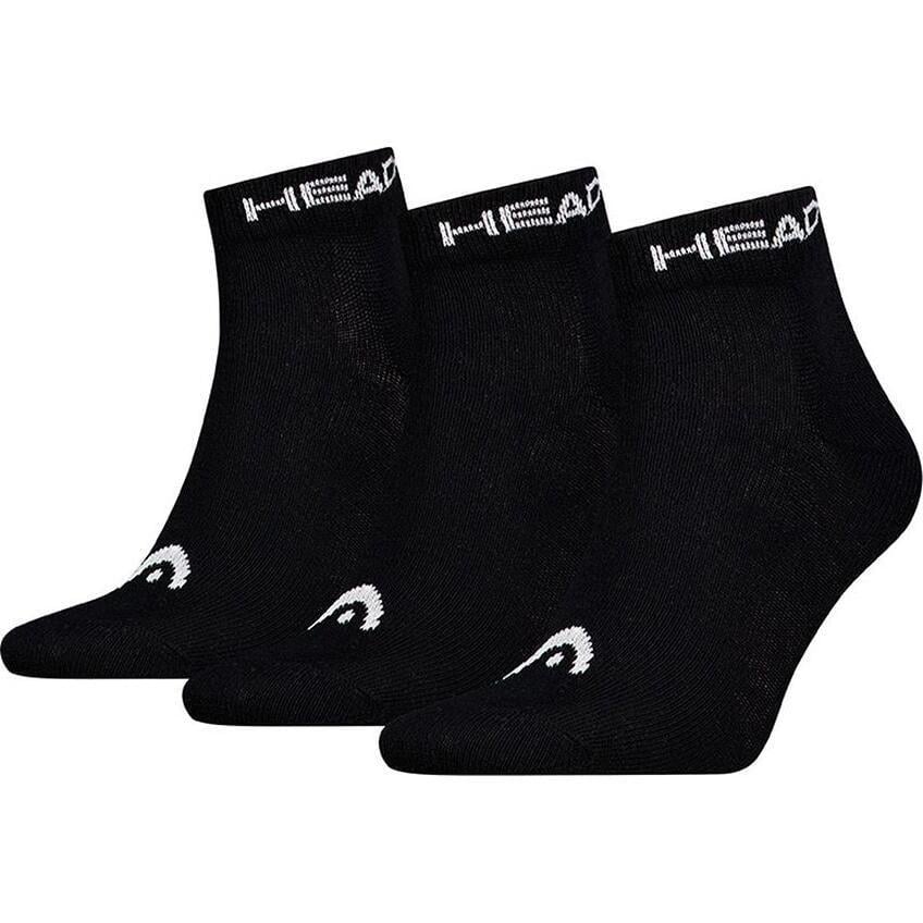 Носки Head ELEMENTS ALL SPORTS QUARTER 3P 701229010-001 3 пары р. 31-34 Черный (56981-113)