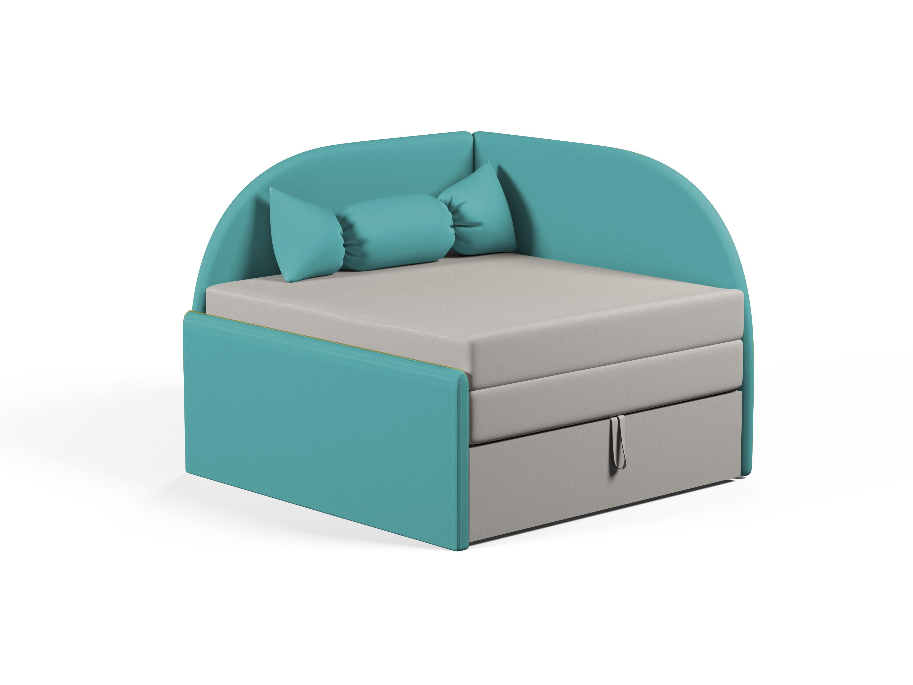 Диван-мини раскладной Viorina-Deko Etna Малютка 06 ЛДСП/ткань Бирюзовый