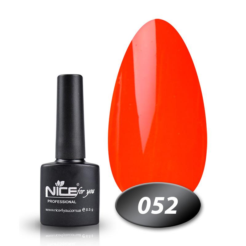 Гель-лак Nice for you Основная палитра 8,5 г №052 Терракотовый Гель-лак Nice for you Основная палитра 8,5 г №052 Терракотовый