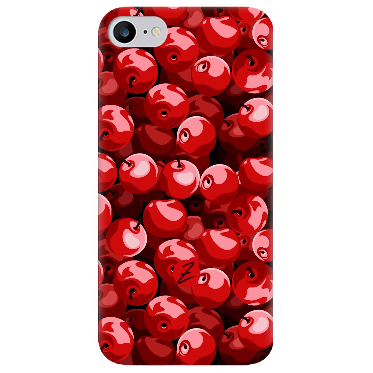 Силиконовый чехол Zorrov для Apple iPhone SE 2020 - Cherry (14090040165087501)