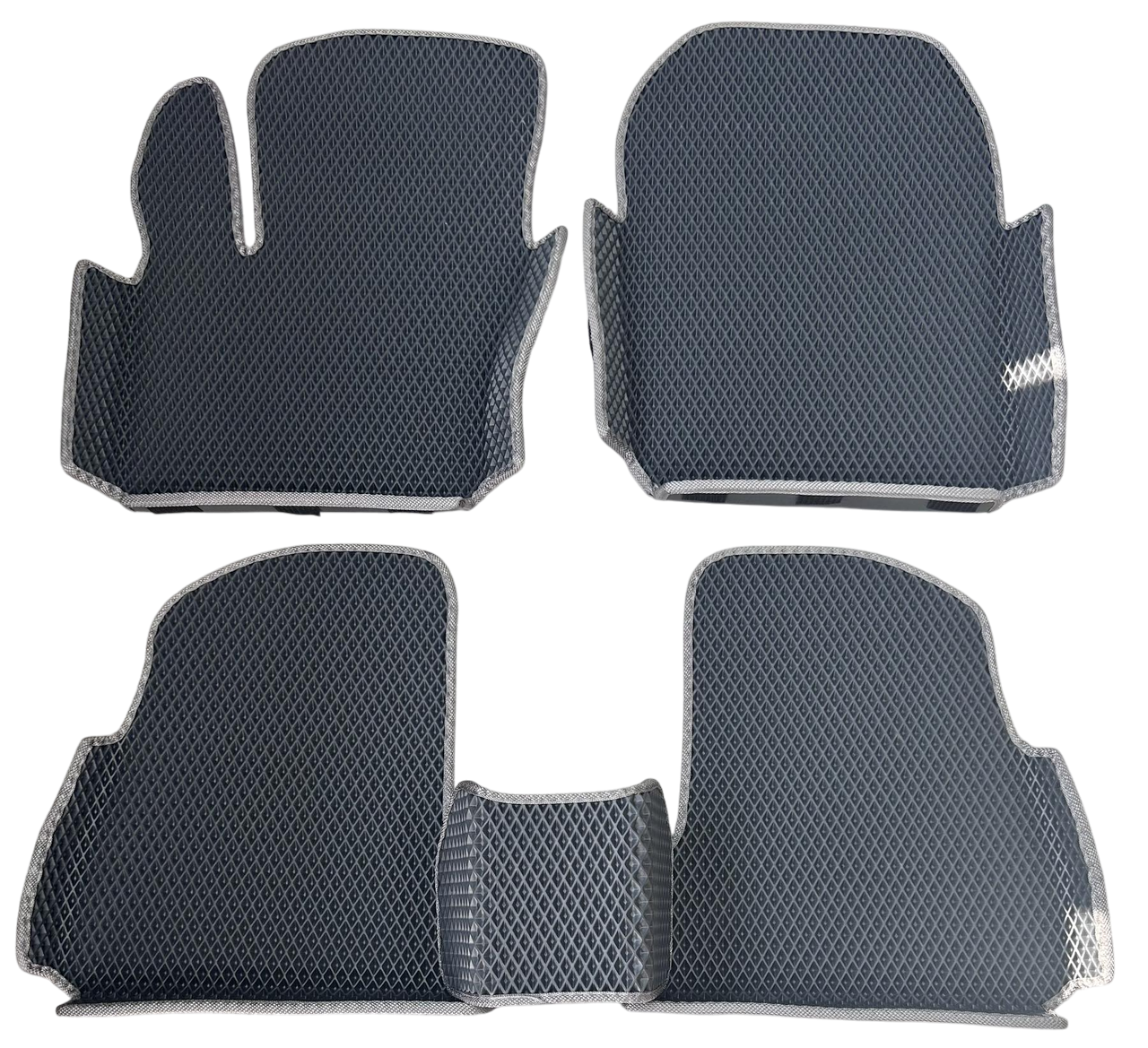 Коврики EVA с бортиками в салон для Ford С-Max гибрид 2010+ гг. Черный (2126247428)