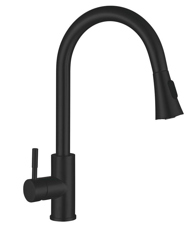 Смеситель для кухни MIXXUS SUS-014-B Black (MI5862)