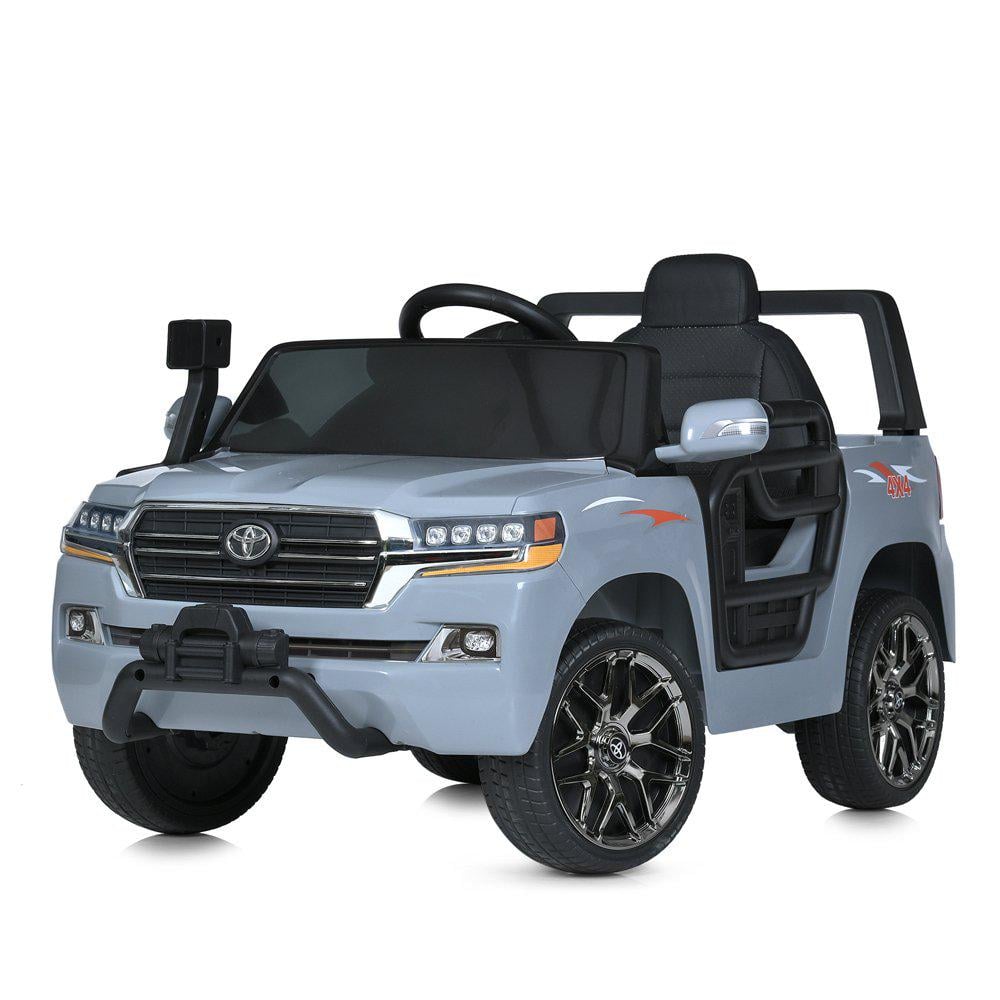 Електромобіль дитячий Toyota Land Cruiser Bambi M 5101EBLR-11 Сірий (743988030)
