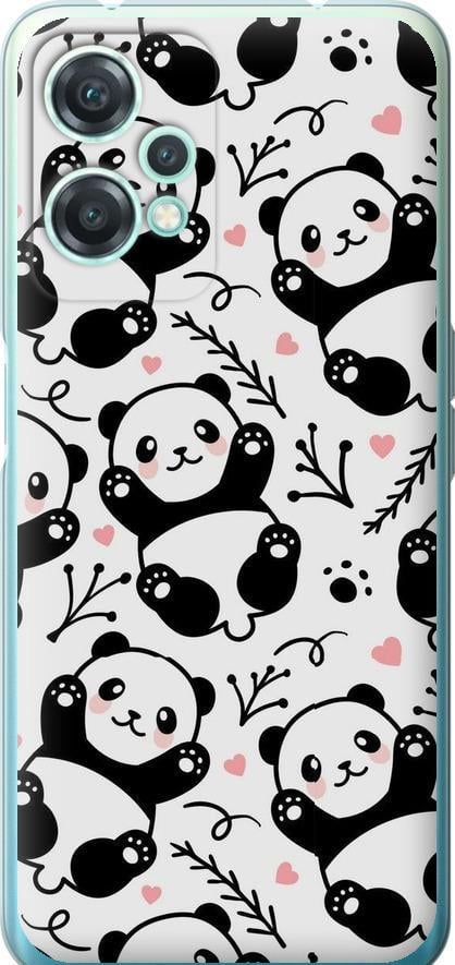 Чехол на OnePlus Nord CE 2 Lite Панды (4318u-2684-42517)