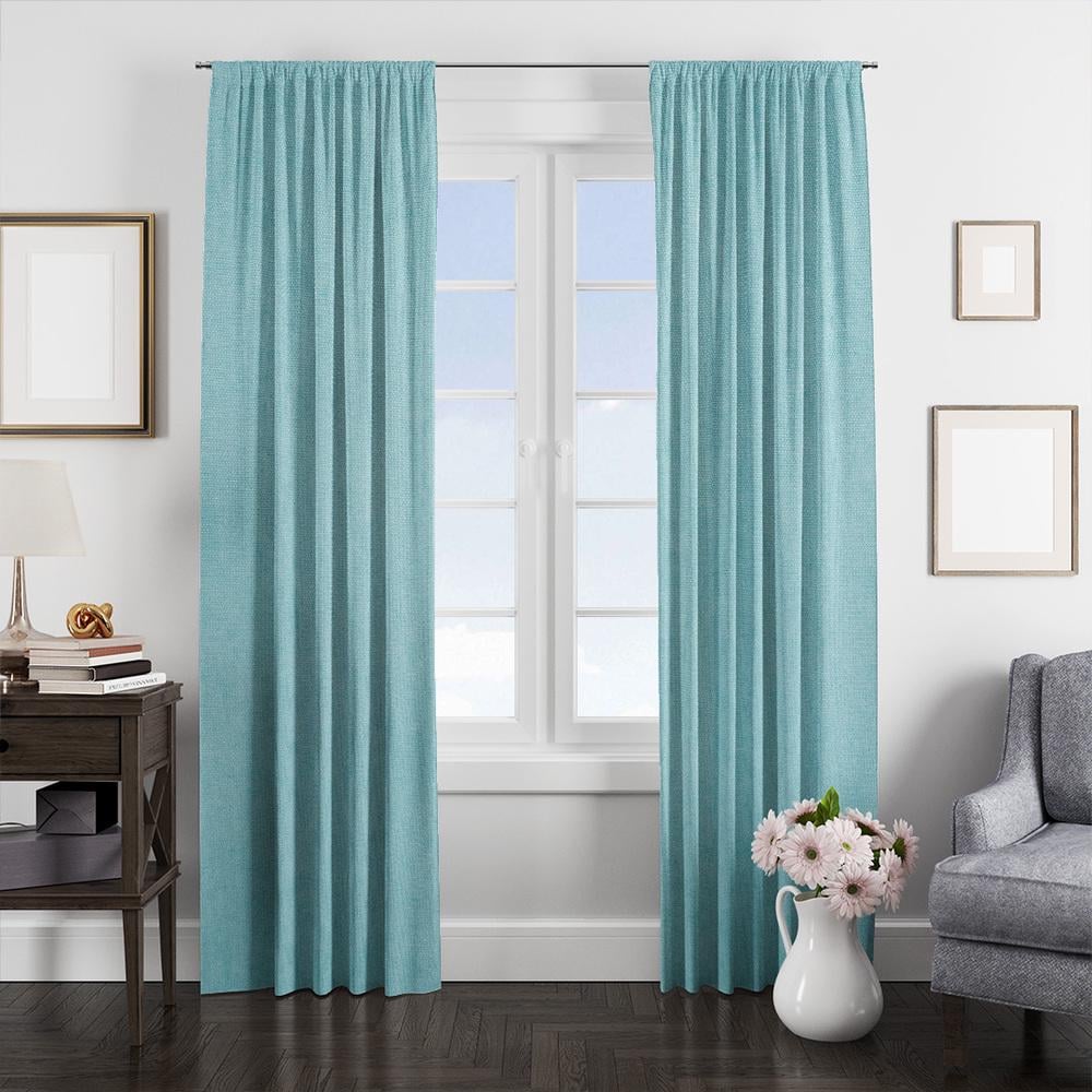 Ткань портьерная однотонная Фонлук Canvas V-208 ментол