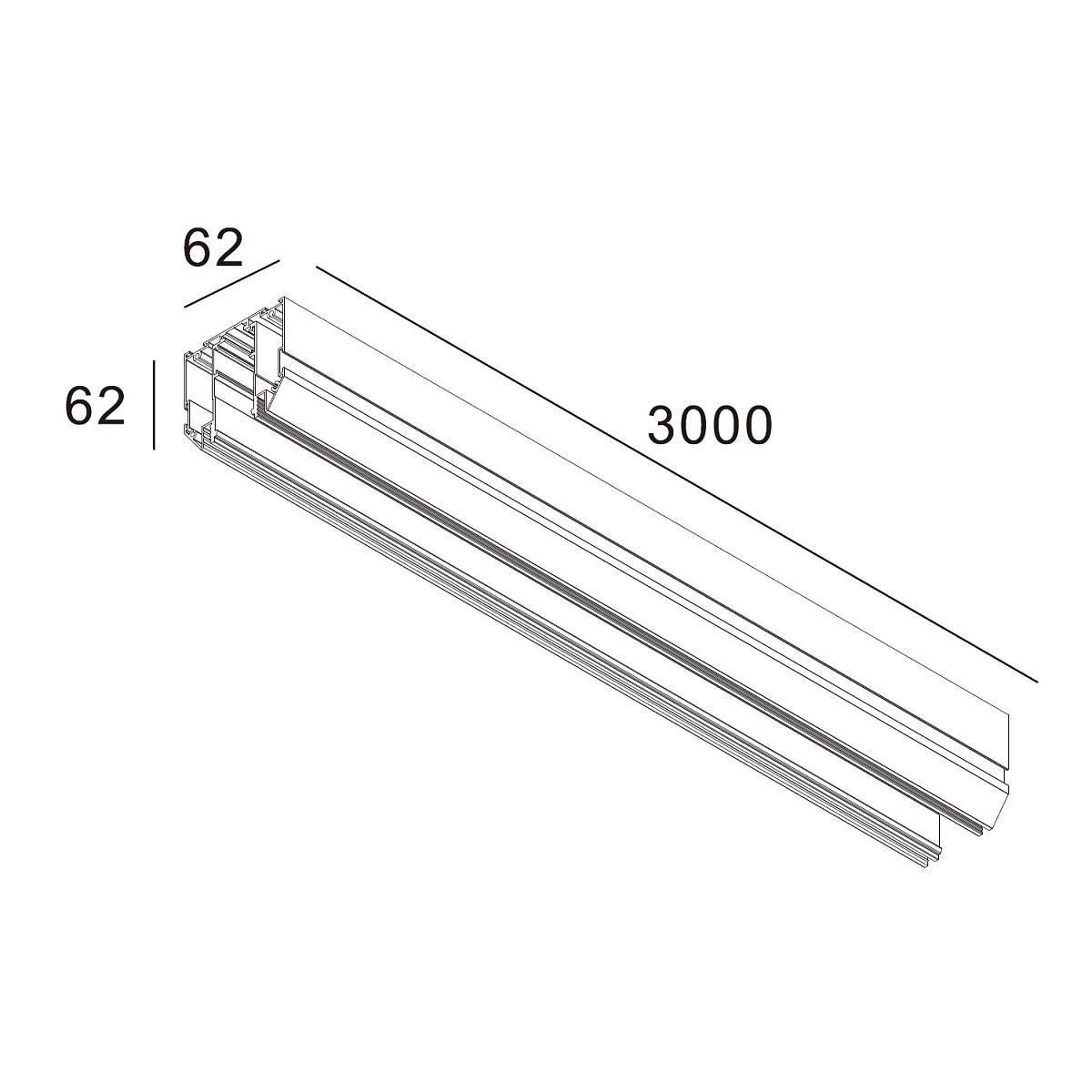 Магнитная шина Skarlat для натяжного потолка RGD S48V3MBK - фото 2
