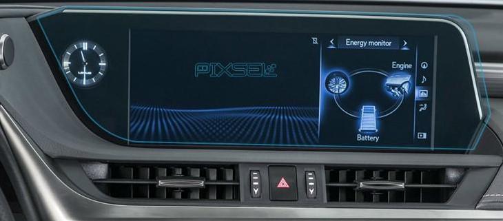 Стекло защитное Pixsel гибридный глянец на монитор Lexus ES 17,9“ 2019-2021