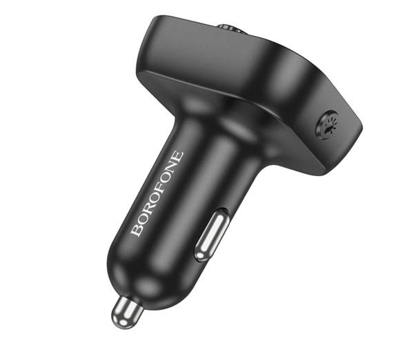 Модулятор FM Borofone BC54 QC3.0 PD30W car wireless Black - фото 2 Модулятор FM Borofone BC54 QC3.0 PD30W car wireless Black - фото 2