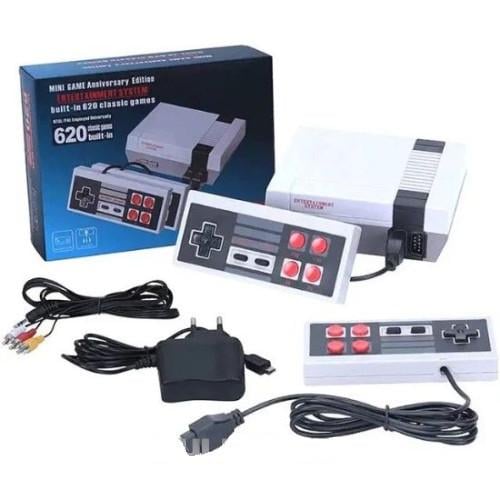 Ігрова приставка з двома джойстиками NES Game Retro 620 ігор Mini Game 8 біт (7724)