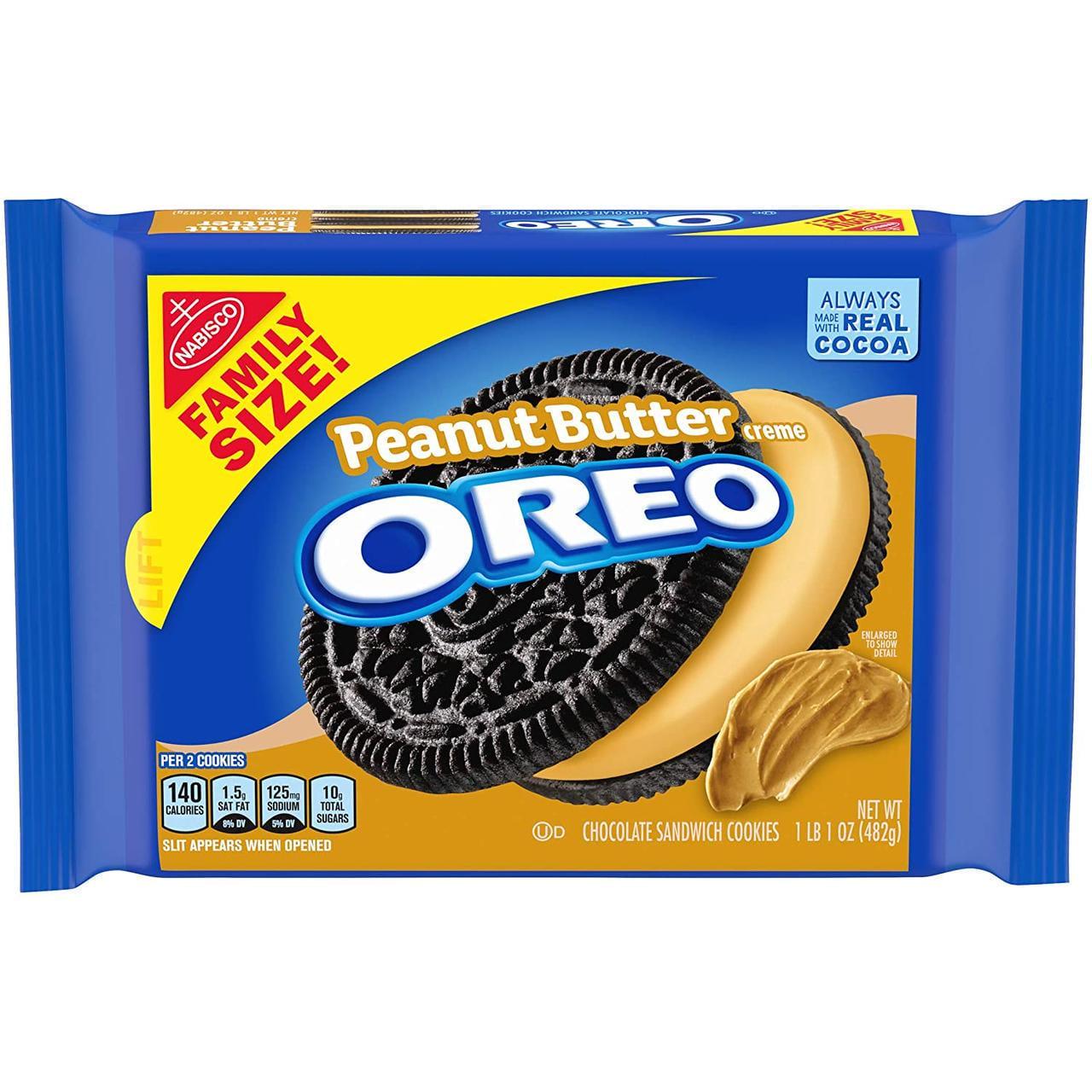 Печенье OREO Peanut Butter 482 г (359018873)