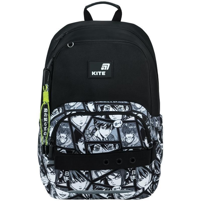 Школьный рюкзак KITE Education Anime Boy 12 л Черный (K26-585M-5)