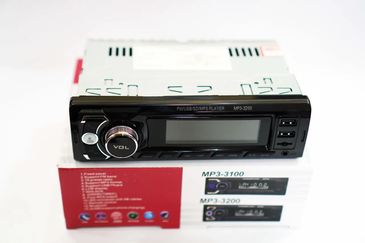 Автомагнитола 3200 2xUSB RGB Bluetooth SD/AUX/FM 4x50W - фото 7