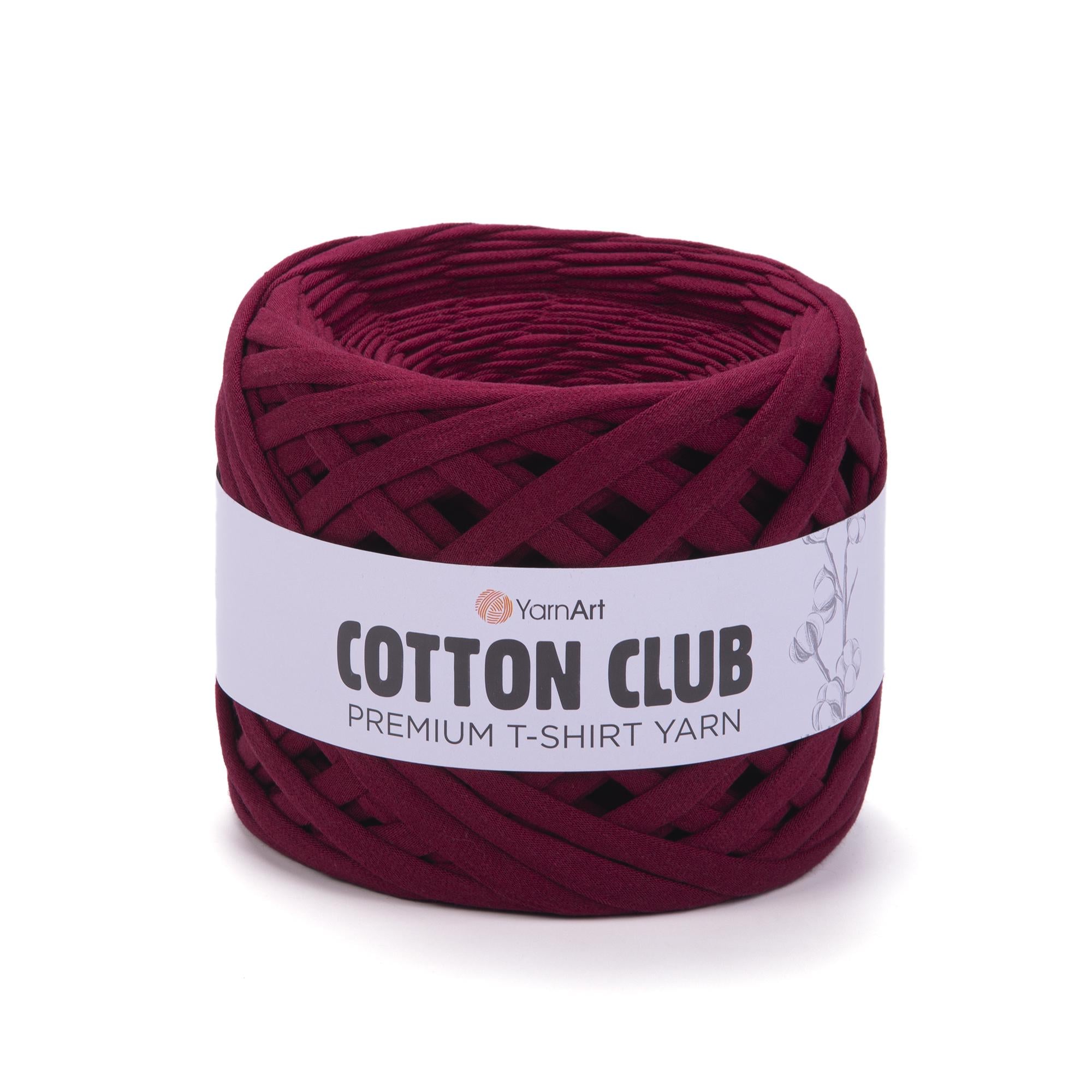 Пряжа YarnArt Cotton Club 7335 Винный (7537)