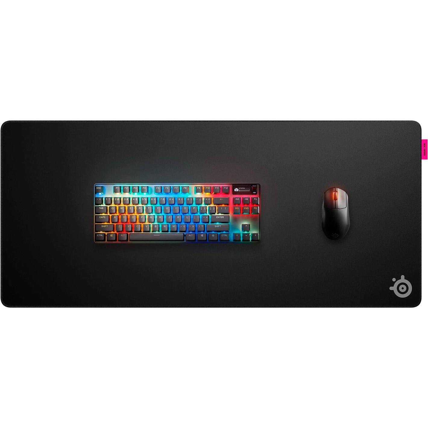 Коврик для мышки SteelSeries QcK Performance Speed XL 900x400x3,5 мм Black (63431) - фото 4 Коврик для мышки SteelSeries QcK Performance Speed XL 900x400x3,5 мм Black (63431) - фото 4