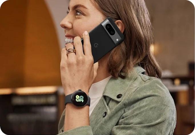 Смарт-часы Google Pixel Watch Matte Black case Obsidian Active band Wi-Fi (GA03119) - фото 8 Смарт-часы Google Pixel Watch Matte Black case Obsidian Active band Wi-Fi (GA03119) - фото 8