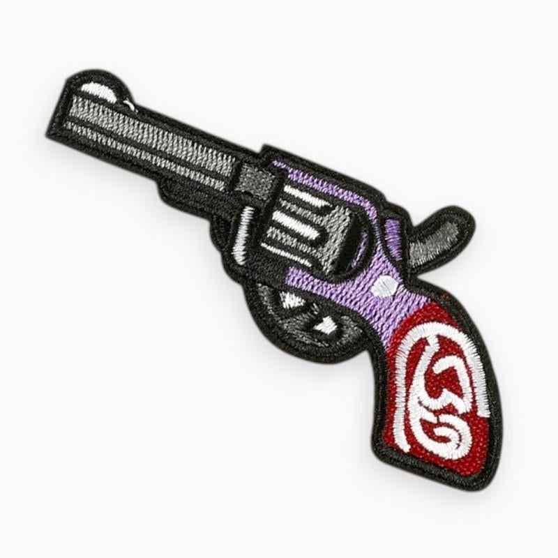 Термоаплікація Revolver вишита 4,6х9,3 см 1 шт. Різнокольоровий (АК4693-52)