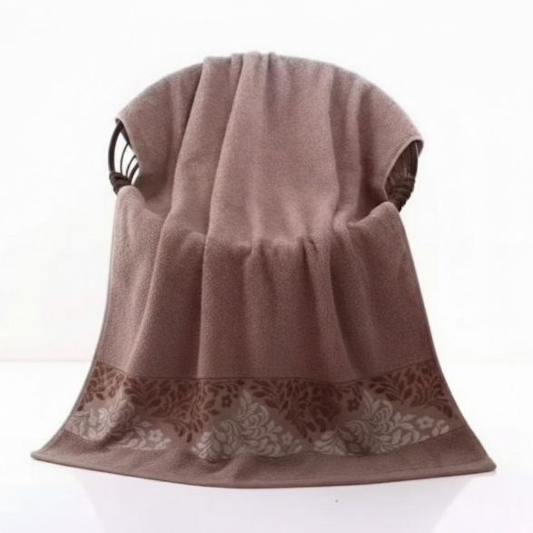 Рушник кухонний махровий 35х75 см Пудрово-рожевий (2927794560)