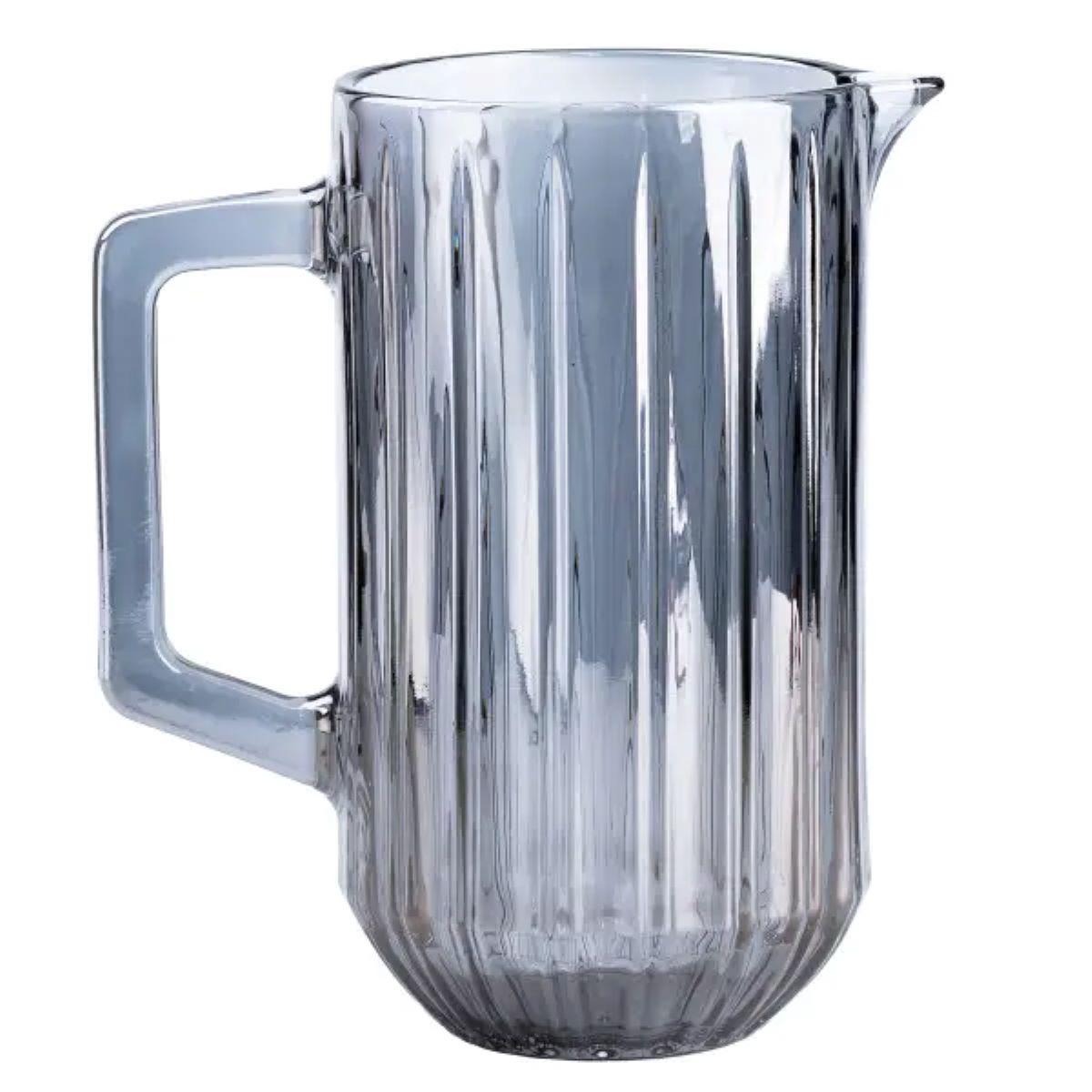 Кувшин для напитков стеклянный 1,2 л Серый (4157) - фото 9 Кувшин для напитков стеклянный 1,2 л Серый (4157) - фото 9