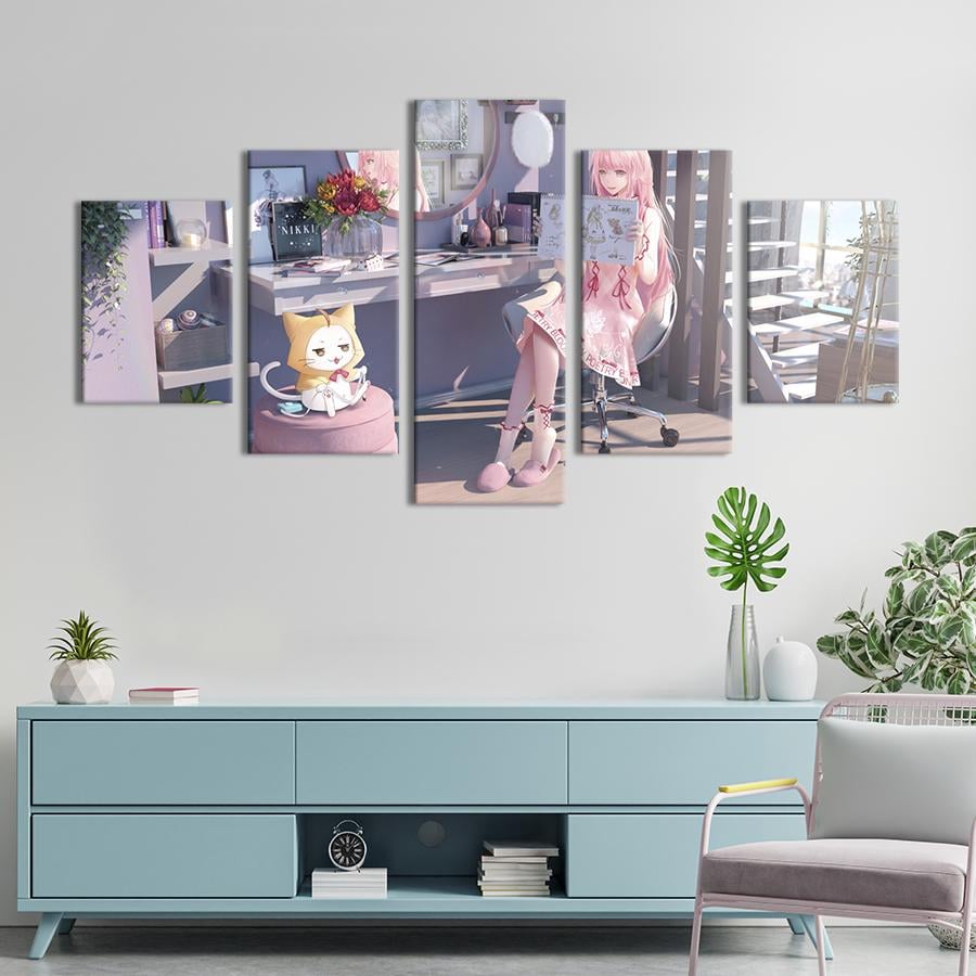 Картина на холсте Персонаж игры Сияющая Ники 187x94 см (1508-52)