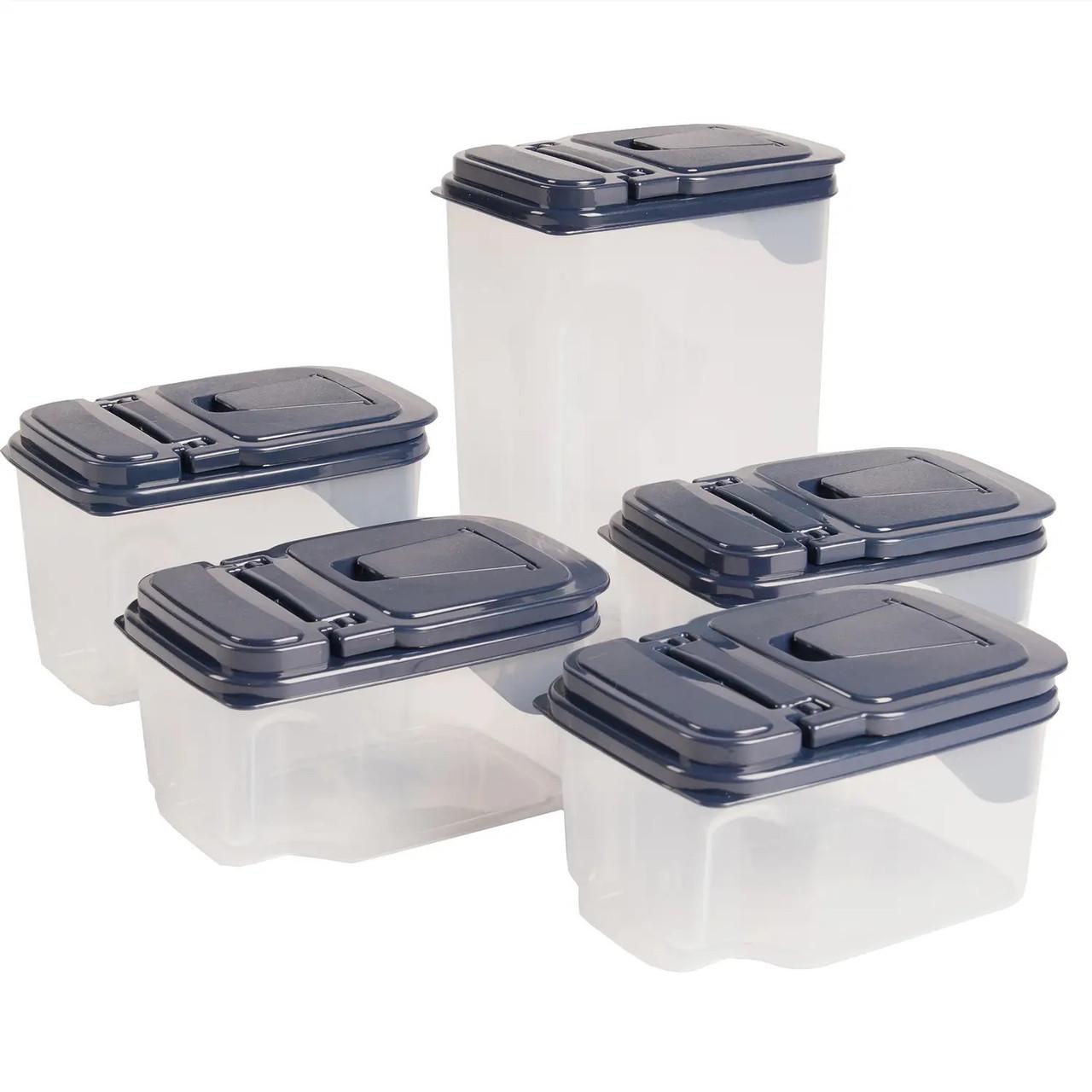 Набор универсальных контейнеров Wellamart для сыпучих продуктов 5 шт. (8729)