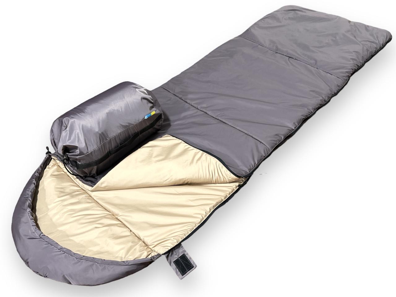 Спальний мішок туристичний до 0°C Чорний (29452210) - фото 5
