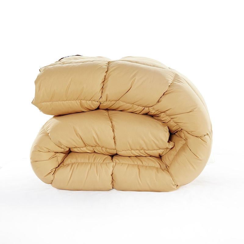 Одеяло летнее холлофайбер одинарное однотонное с узором микрофибра двуспальное 180х210 (5483319D)