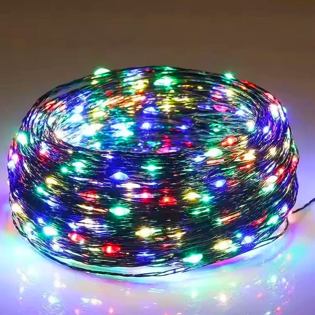 Гирлянда Роса с пультом USB 40 м 400LED Разноцветная (30877925)