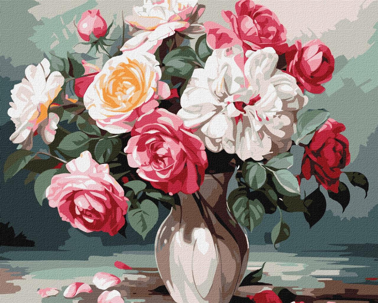 Набор для росписи по номерам Весенняя палитра 40х50 см (KHO3249)