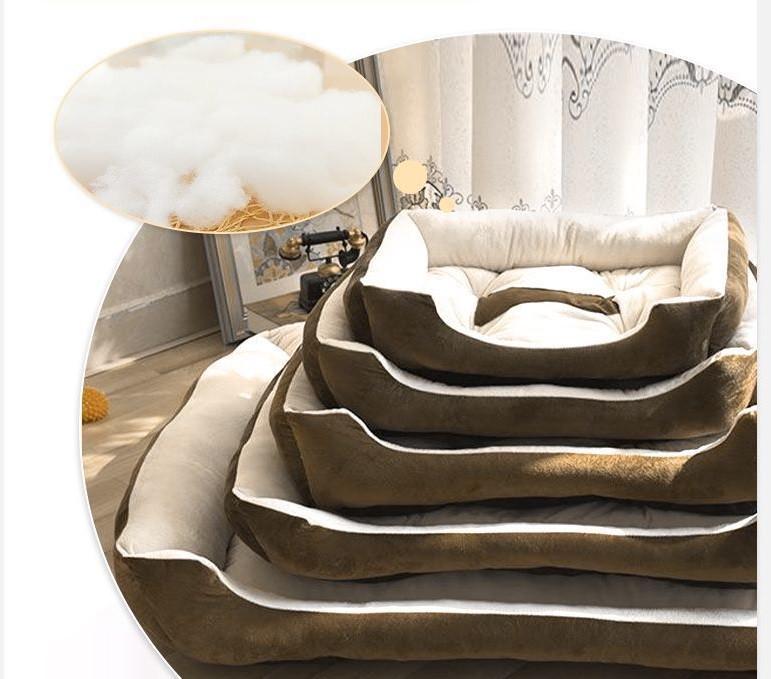 Лежанка с прикусной веревкой для собак 70х55 см Коричневый (1C0633) - фото 3 Лежанка с прикусной веревкой для собак 70х55 см Коричневый (1C0633) - фото 3