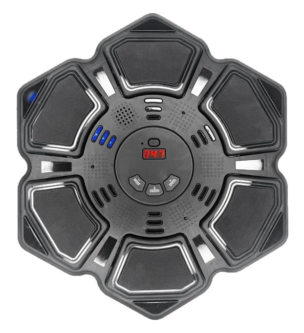 Тренажер для бокса настенный с подсветкой и Bluetooth колонкой с перчатками (bm3)