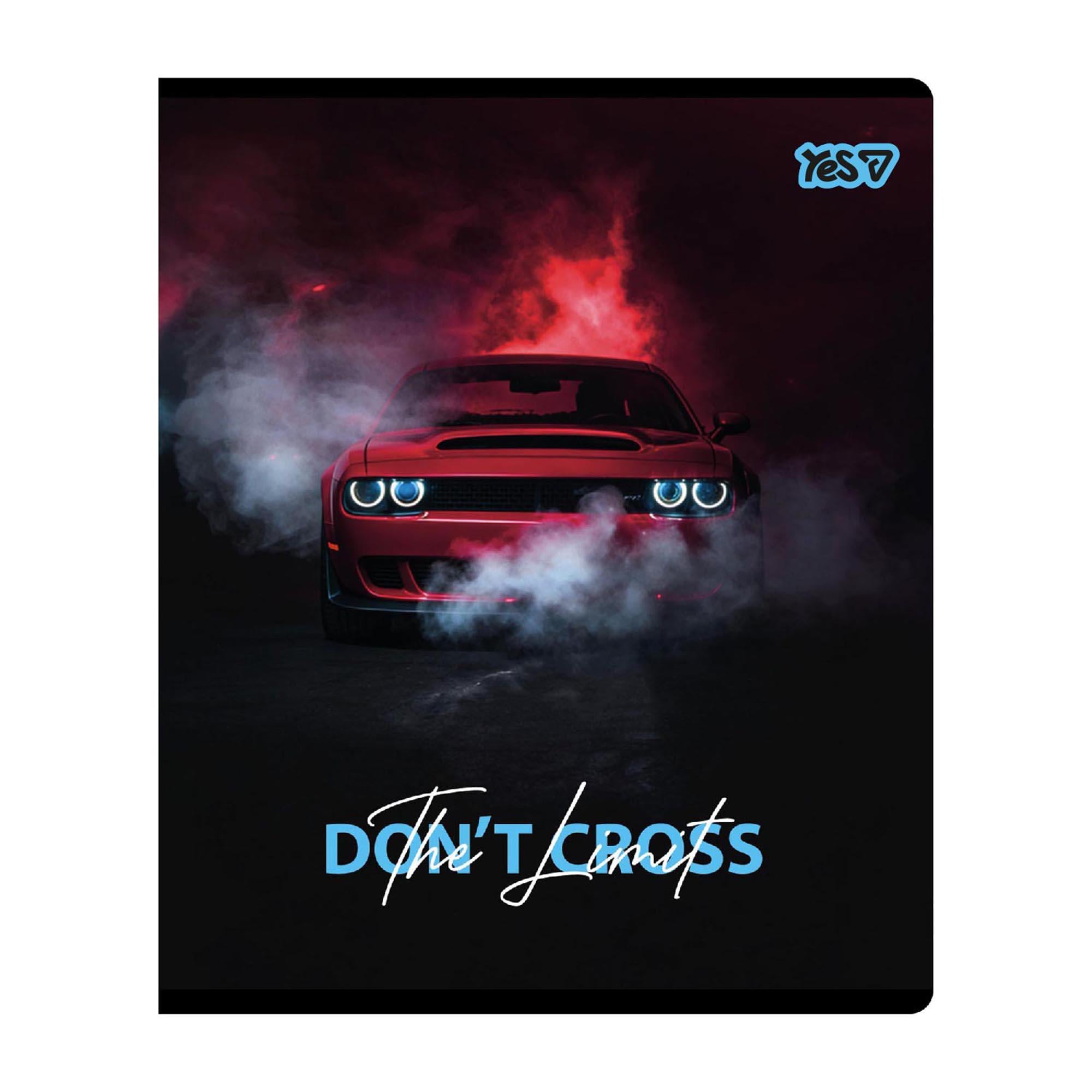 Зошит шкільний YES Don't cross коса лінія 12 арк. (768577)