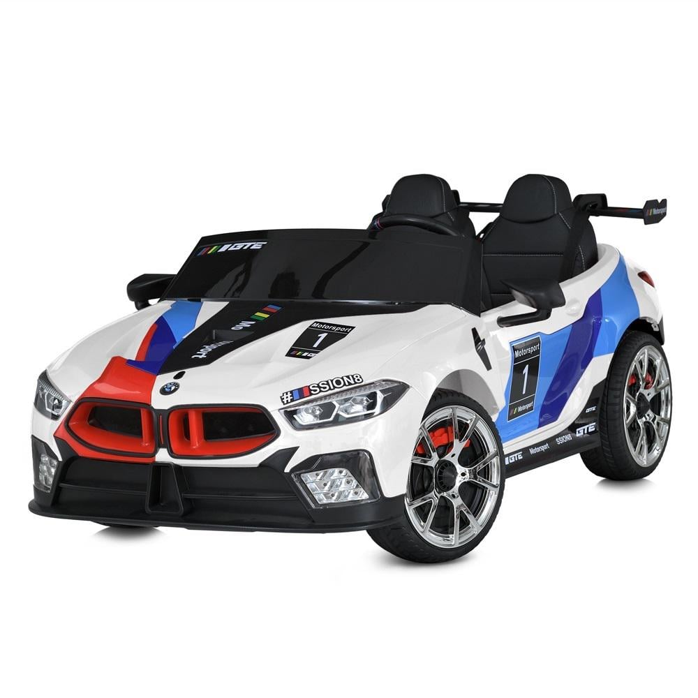 Детский двухместный электромобиль Bambi BMW M 5849EBLR/24V Белый (743647112)