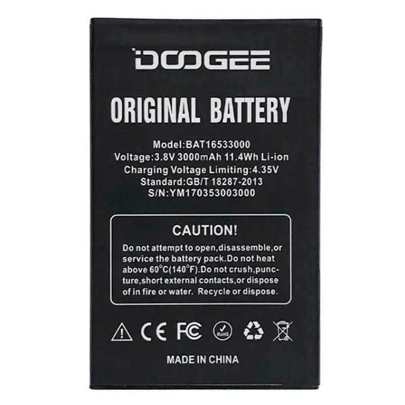 Акумулятор для Doogee X9 Pro 3000 mAh (BAT16533000)