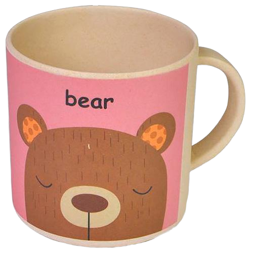 Кружка детская Fissman Медвежонок 350 мл из бамбукового волокна (FN-9490)