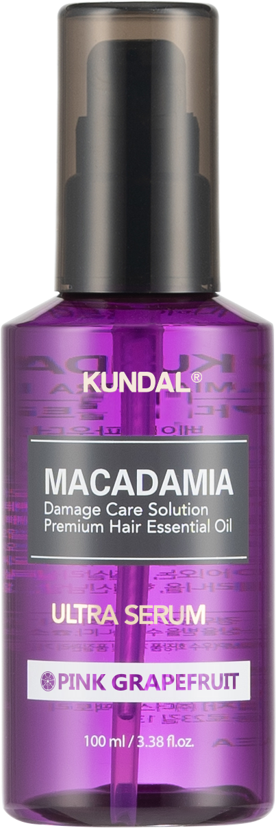 Сыворотка для блеска и восстановление волос Kundal Macadamia Pink Grapefruit 100 мл
