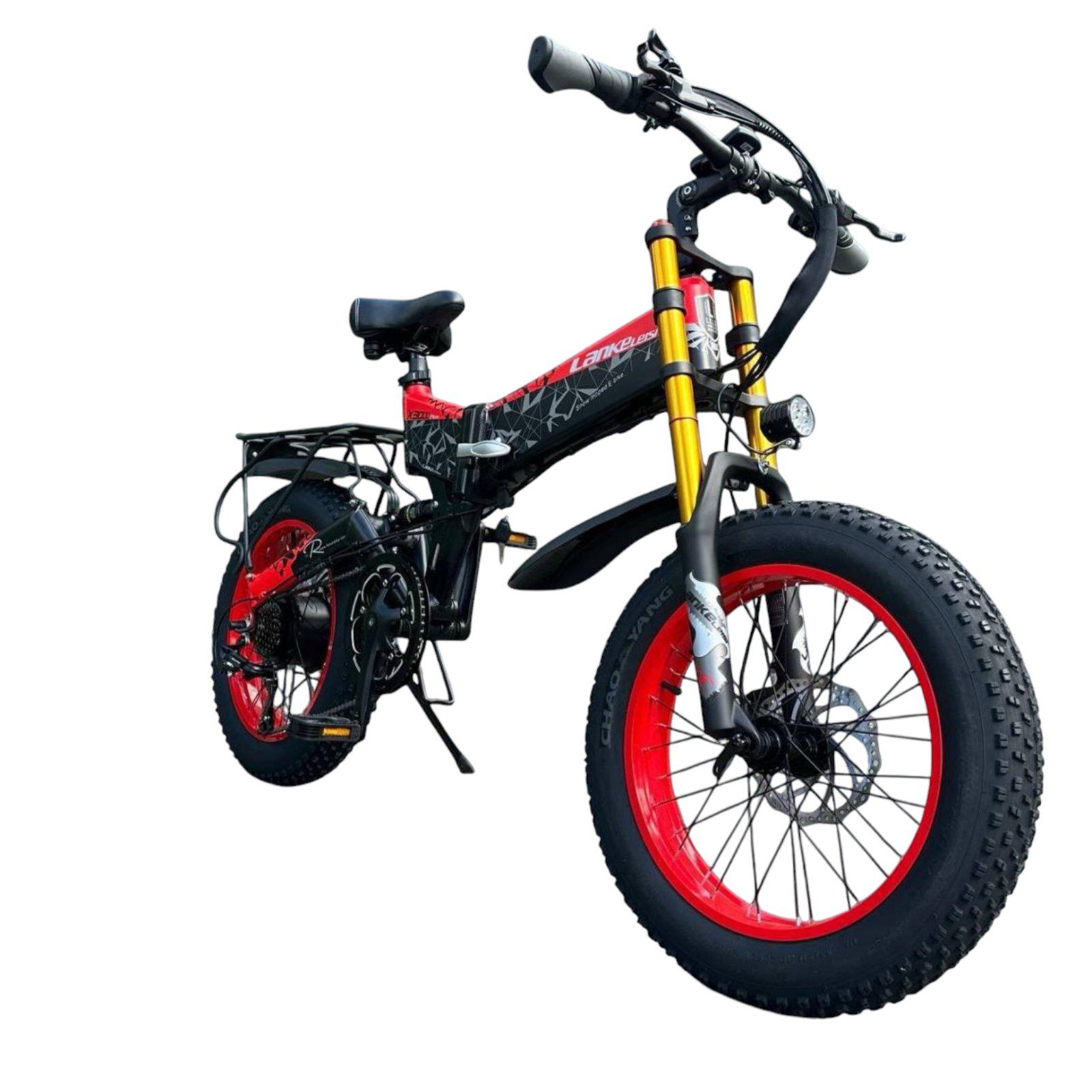 Электровелосипед VOLTO Lankeleisi X3000 Plus 1000W 18Ah алюминиевый Красный