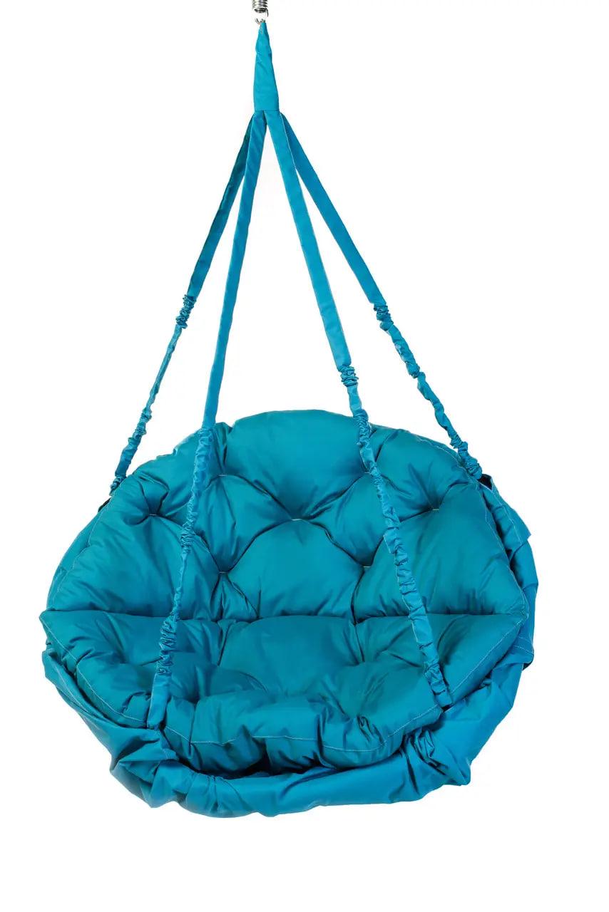 Качеля-гамак садовая Lux до 120 кг Бирюзовый (27843972) - фото 1 Качеля-гамак садовая Lux до 120 кг Бирюзовый (27843972) - фото 1