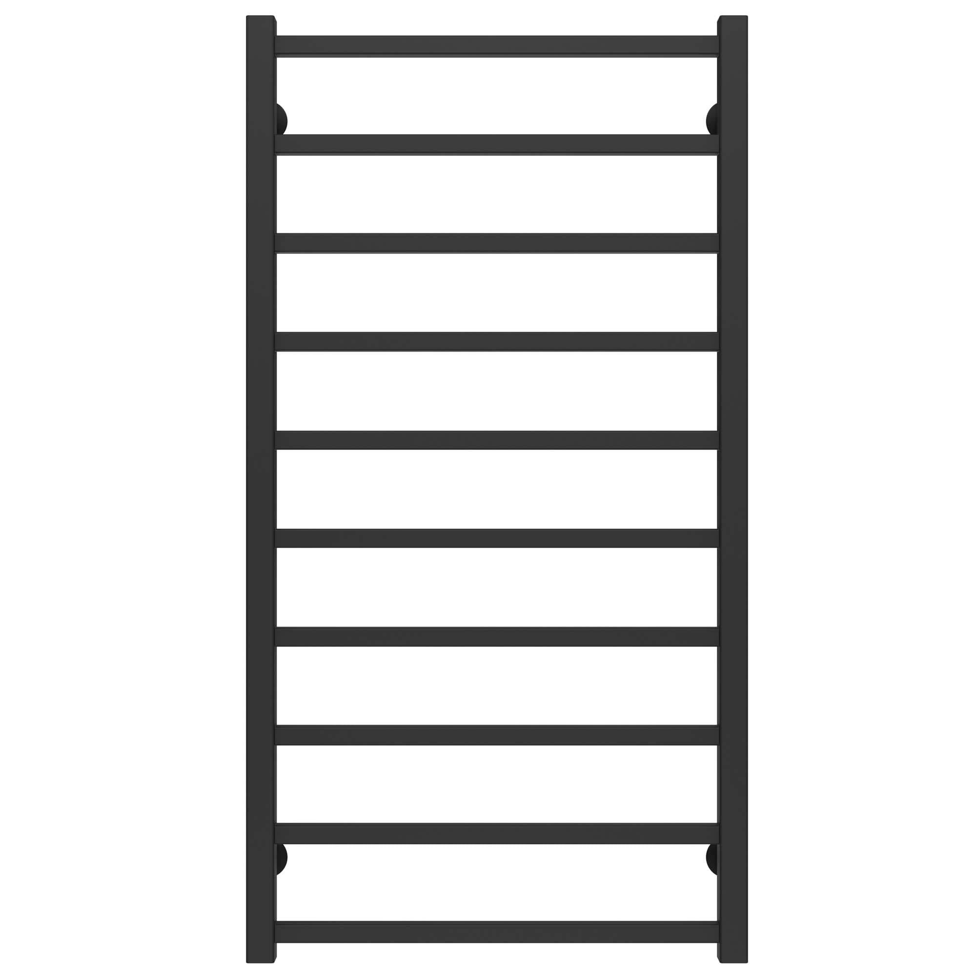 Полотенцесушитель водяной Deffi Forest П10 боковое правое подключение нержавеющая сталь 500х1000 мм Черный (A.FR.100.50.10.BC)