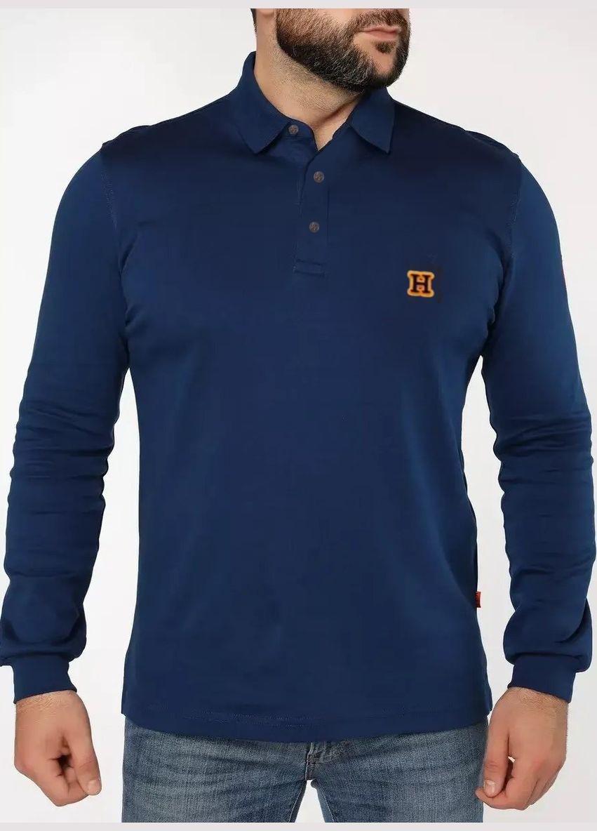 Поло чоловіче з довгим рукавом Hermes Interlock HS-16406NB M