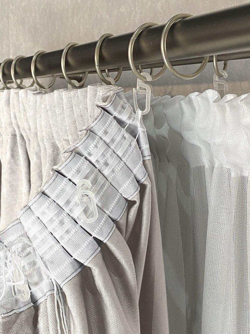 Комплект штор Diamond микровелюр 150х280 см 2 шт. Ванильный - фото 2 Комплект штор Diamond микровелюр 150х280 см 2 шт. Ванильный - фото 2