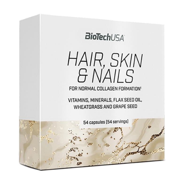 Витамины для волос кожи и ногтей с биотином BioTech Hair Skin & Nails 54 капс.